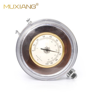 Muxiang Stainless Steel Cigar Humidor With Hygrometer Round Moisture Proof Storage Jar For Cigar Preservation - Product Image 4