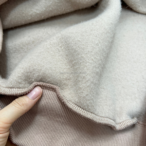 Sweats à capuche en coton épais de printemps à épaules tombantes Designer Customized Tech Fleece Heavyweight Hoodies Cropped Oversized Bank Hoodie - Product Image 5