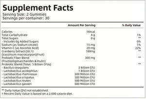 Capsules d'extrait de plantes probiotiques pour femmes Dual Health-<span class=keywords><strong>5</strong></span> milliards d'UFC pour la santé des articulations-60 produits à croquer dans un emballage en tambour - Product Image 4