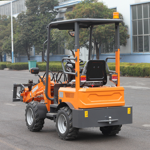15km/H Fast <strong>Top</strong> Speed <strong>Load</strong> Weight 400kg 600kg Mini Small Electric Wheel Loader Battery Diesel Front Loader - Product Image 6