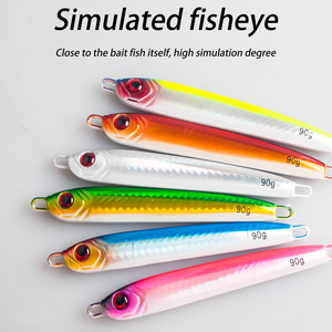 Señuelo de Pesca con Recubrimiento Láser de 90g para Pesca de Fondo, para Pescar Macarela en el Mar - Product Image 5