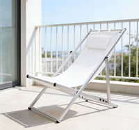 Chaise de camping pliante en aluminium Da Niu, design moderne, durable, pliable, résistante à l'eau, écologique, facile à nettoyer, cuisine, extérieur, salle de sport