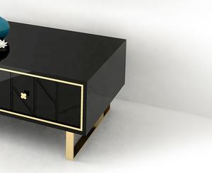 Cheap <strong>Tv</strong> Lift Cabinet Luxury Stainless Steel Base Piano Paint <strong>Glass</strong> Top <strong>Corner</strong> <strong>Units</strong> Living Room Furniture Wood Cabinet <strong>Corner</strong> - Product Image 3