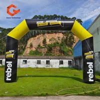 Arche gonflable publicitaire extérieure de 2m, 4m, 6m pour événements sportifs, promotion, mariage, arche gonflable étoile