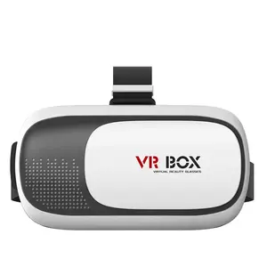 Kotak kacamata 3d Virtual Reality Vr asli terlaris Stereo Vr Headset kardus Google helm untuk ponsel pintar Ios Android