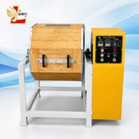 Máquina pulidora en seco de barriles de bambú de una sola cara con frecuencia variable Longyanxing 150L 0.4kW 380V con motorreductor CE
