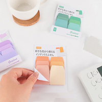 Onglets d'indexation dégradés colorés, notes adhésives créatives multicolores pour bureau, journal, messages, mémos, rappels, notes réutilisables