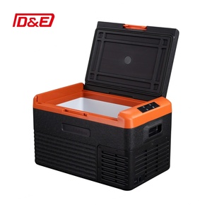 Réfrigérateur de voiture en plastique à compresseur 18L 12V 24V Réfrigérateur portable congélateur pour camion VR Bateau Camping - Product Image 1