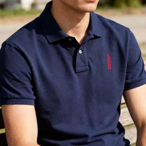 Polo RL personnalisé <span class=keywords><strong>blanc</strong></span> <span class=keywords><strong>pur</strong></span> et noir pour homme et femme, tricoté, vierge, pour broderie et impression de logo de <span class=keywords><strong>golf</strong></span> - Product Image 6
