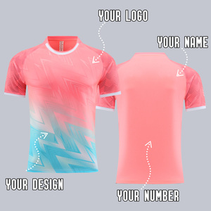 Voorraad 2526 Nieuwe Trui Top Voetbal Trainingspak Sneldrogende Digitale Print Ronde Hals Aangepaste Teamnaam/Nummer Voor Individuen - Product Image 6