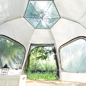 GARIDA <span class=keywords><strong>Tenda</strong></span> da <span class=keywords><strong>Campeggio</strong></span> Esagonale Pop-up Impermeabile per 3-4 Persone, Protezione Solare GCT-19B8 - Product Image 5