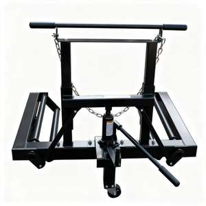 Elevador de Ruedas Hidráulico Doble de 1 Tonelada con Altura Ajustable, Gato de Transporte de Neumáticos para Camiones Grandes - Product Image 2