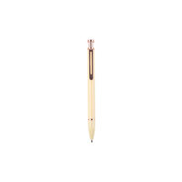 Stylo à bille en métal couleur macaron mignon 2025, stylo à bille à ressort rose doré, stylo publicitaire, stylos personnalisés avec logo