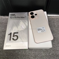 Smartphone OP PO Reno15 Pro Max Version Globale 6.78'' Amoled 120Hz 200MP Dimensity 8450 6500mAh 80W eSIM