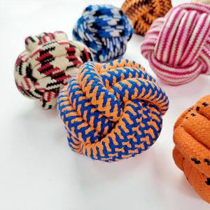 ชุดของเล่นกัญชาฝ้ายอินทรีย์สำหรับลูกสุนัขเล่น,ของเล่นแบบโต้ตอบยั่งยืน - Product Image 6