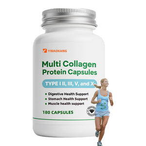 แคปซูลโปรตีนคอลลาเจนหลายชนิดจากโรงงาน ช่วยเสริมสุขภาพทางเดินอาหาร คอลลาเจนชนิด I II III V X  อาหารเสริมคอลลาเจนคุณภาพสูง - Product Image 1