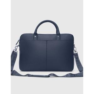 Sac de travail pour ordinateur en cuir de qualité supérieure avec compartiment séparé pour ordinateur portable, fermeture éclair sécurisée, détail de poignée raffiné, usage professionnel - Product Image 6