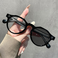 Nouvelles montures de lunettes unisexes rondes en TR90 MK10459 pour tous les types de visage, anti-lumière bleue, photochromiques, verres transitionnels Photogray