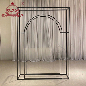 FUMAI Gold Metal Wedding <b>Arch</b> <b>Frame</b> Elegant Detachable Stage Decoration for Events - Product Image 6