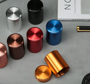 Caja de Té Portátil de Viaje, Pequeña, de Aleación de Aluminio y Titanio, Mate, Mini Caja de Almacenamiento de Té Sellada de Acero Inoxidable - Product Image 5