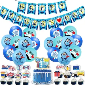 Nuovo originale festa del papà decorazione per feste a tema festa del papà tirare la bandiera inserto per torta set di palloncini per carte