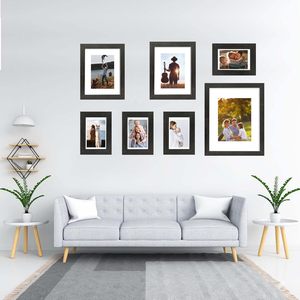 Cadres photo muraux en bois faits main, créatifs, 10x10 et 20x20, pour la maison, simples, élégants, modernes, 5 couleurs, écologiques et imperméables, vente en gros - Product Image 3