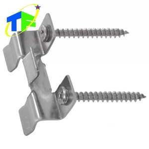 Clips de terrasse Composite Clip de <span class=keywords><strong>fixation</strong></span> Clip de panneau <span class=keywords><strong>Plaque</strong></span> décorative Composite <span class=keywords><strong>Fixation</strong></span> cachée Clip en métal - Product Image 2
