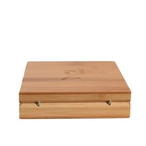 Bamboo Tea <b>Cake</b> Packaging <b>Box</b> Rectangle Handmade <b>Gift</b> Craft Storage Wooden <b>Box</b> Solid Wood Customizable Thickness High - Product Image 2