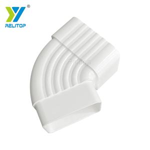 RELITOP <span class=keywords><strong>Gouttière</strong></span> en <span class=keywords><strong>PVC</strong></span> Système de drainage de toit <span class=keywords><strong>Gouttière</strong></span> tuyau de descente 90 <span class=keywords><strong>Coude</strong></span> positif/<span class=keywords><strong>coude</strong></span> latéral Gouttières en plastique - Product Image 2