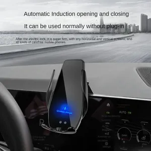 Soporte para Teléfono con Cargador Inalámbrico para Pantalla de Auto <span class=keywords><strong>BMW</strong></span> X5 <span class=keywords><strong>X6</strong></span> X7 <span class=keywords><strong>2023</strong></span>, Navegación <span class=keywords><strong>Interior</strong></span>, Tamaño de 14.9 Pulgadas - Product Image 3
