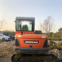 Excavator Mini Bekas Korea Doosan DX55 DX55-9C EcoMode DX60 Hemat Bahan Bakar Dengan Kabin Harga Terjangkau Logistik Handal
