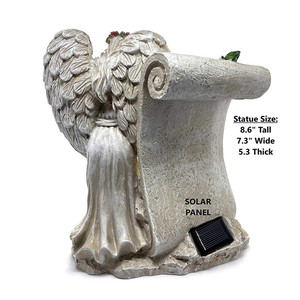 Memorial <strong>Gifts</strong> Garden Angel Statue Sympathy <strong>Gift</strong> with Solar Led Light Condolence Bereavement <strong>Remembrance</strong> <strong>Gifts</strong> Cemetery - Product Image 2
