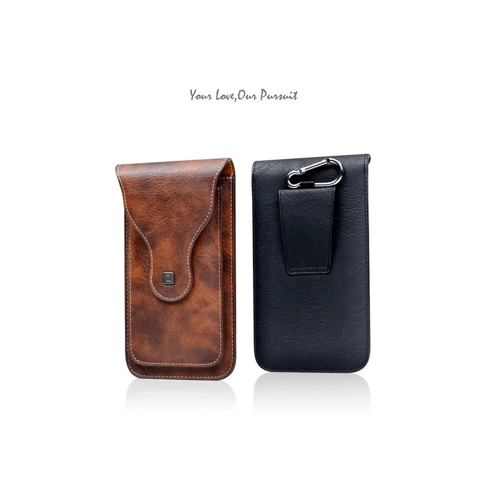 Promotional Mobile Phone Cases Double-pocket Wallet Pu Leather Cell Phone Case Display Rack for Iphone