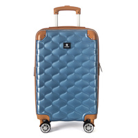 Valises à roulettes personnalisées en PP de haute qualité, extensibles, grande capacité, modernes, simples, unisexes, avec serrures et poignées télescopiques
