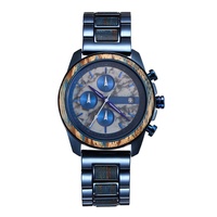 Montre-bracelet de luxe en marbre et bois, étanche, chronographe sport en quartz pour homme – Nouvelle collection