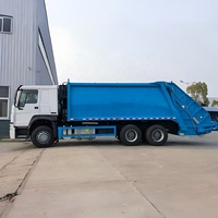 Camion compacteur de déchets municipaux Howo RHD 371HP 18CBM, camion de collecte des déchets