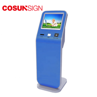 Distributeur de billets personnalisé, Kiosque de libre-service pour passeports, Kiosque interactif, Terminal de paiement intérieur, Kiosque SDK, Écran tactile métallique