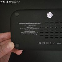 Station de charge magnétique rapide pour téléphones mobiles de bureau, simple et portable, 36 W, chargeurs sans fil 3 en 1