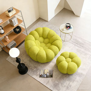 Divano Singolo Contemporaneo in Stile Spugna, Set di Divani in Tessuto Comprimibile per Soggiorno, Facile da Imbottire - Product Image 3