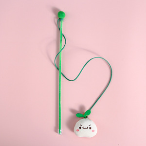 Funny <b>Cat</b> Teaser Sticks with Unicorns and Bears Plastic Pet <b>Plush</b> Bell and Tassel Ball Interactive Movement Toy for Pets - Product Image 1