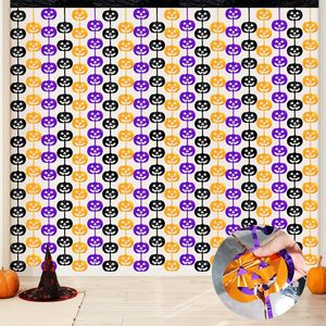 Cortina <span class=keywords><strong>de</strong></span> Flecos Metálicos con Diseño <span class=keywords><strong>de</strong></span> Calabaza, Fantasma, Murciélago y <span class=keywords><strong>Sombrero</strong></span> <span class=keywords><strong>de</strong></span> <span class=keywords><strong>Bruja</strong></span>, Decoración <span class=keywords><strong>de</strong></span> Fondo para Fiesta <span class=keywords><strong>de</strong></span> Halloween, Personalizable - Product Image 6