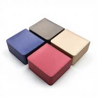 SSeeSY Factory Outlet Vente Flash Coffret de Rangement Rectangulaire en Cuir PU Tendance pour Bijoux : Bagues, Colliers, Pendentifs et Bracelets