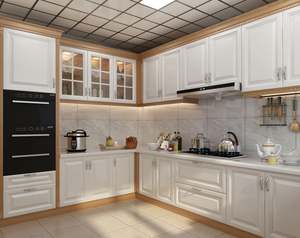 Mueble de Cocina Personalizado de Madera Maciza de Roble, Muebles de Restaurante de Madera Contrachapada, Impermeables, Fáciles de Limpiar, Modernos y Ecológicos - Product Image 3