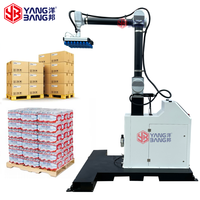 Palettiseur robotisé YB-MD35F avec bras de préhension pour bouteilles, sacs, cartons et boîtes, machine de palettisation robotisée pour ligne de production
