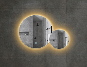 Illuminate <strong>Bathroom</strong> Mirror LED Backlit <strong>Light</strong> Vanity Mirror Touch <strong>Sensor</strong> 3 Color Dimmable Defog Bath Shower Mirror - Product Image 6