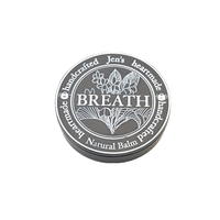 Boîtes de maquillage compactes en métal personnalisées avec recharge magnétique, conteneur de parfum solide en métal pour conteneur de parfum en métal