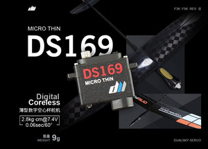 DUALSKY DS169 9g <span class=keywords><strong>Mini</strong></span> Servo Ultra-Fin Haute Précision en Plastique et Métal pour <span class=keywords><strong>Aileron</strong></span> de Planeur F3K F5K Avion RC - Product Image 6