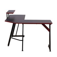 Bureau d'ordinateur moderne avec éclairage led rgb, grand angle, bon marché, combo, chaise de jeu, vente en gros,