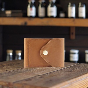 Vintage Mini Size Leather Wallet Portable Card Case for Driver's License ATM ID CardSlim Leather Card Holder for Polyester - Product Image 1