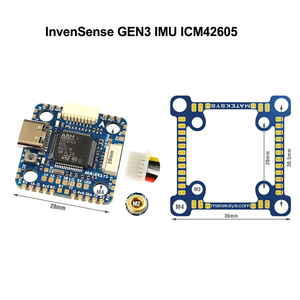 Contrôleur de vol Matek MATEKSYS F405-MINI TE STM32F405RGT6 avec OSD intégré SPL06-001 I2C pour drone de course FPV DJI Air Unit - Product Image 5